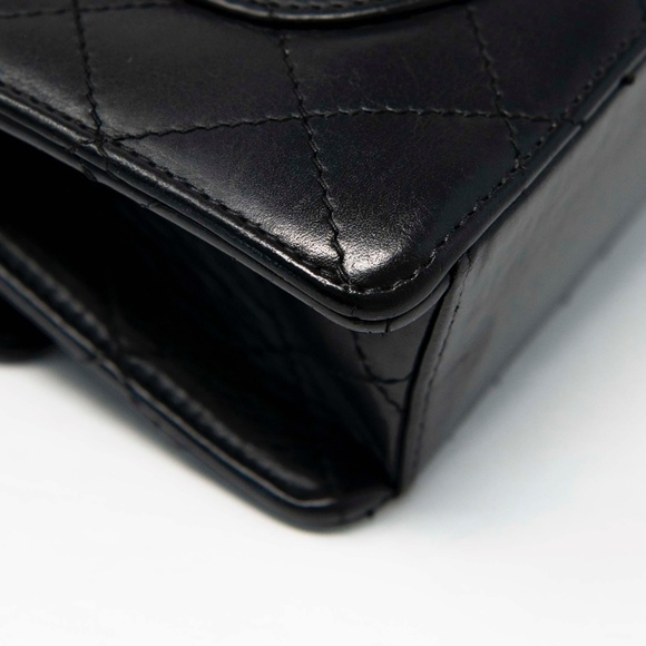 Chanel Vintage Small Lambskin So Black Flap Bag - Picture 7 of 15